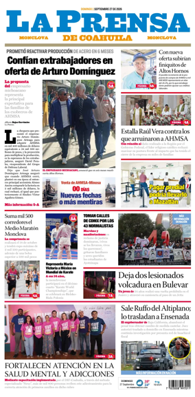 Cover of La Prensa de Coahuila