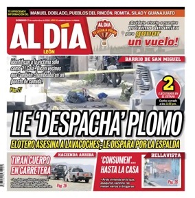 Cover of Periodico Al Dia (Leon)