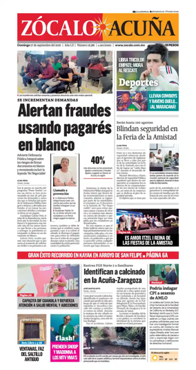 Cover of Zocalo Acuna