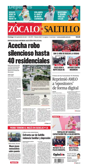 Cover of Zocalo Saltillo