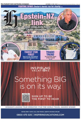 Cover of Herald on Sunday