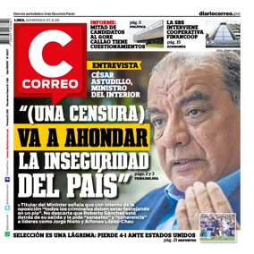 Cover of Diario Correo