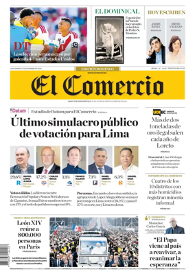 Cover of Diario El Comercio
