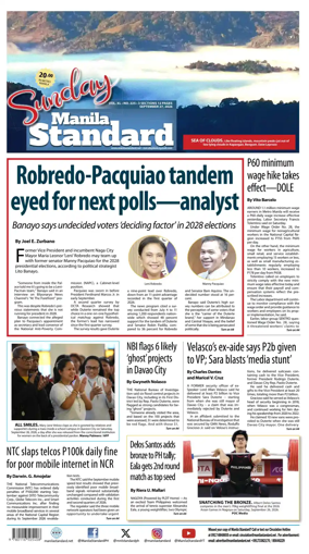 Cover of Manila Standard