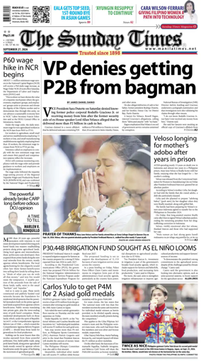 Cover of The Manila Times