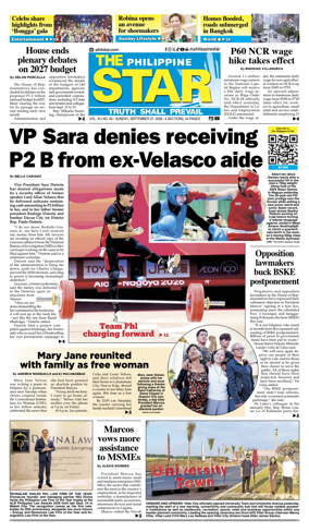 Cover of The Philippine Star