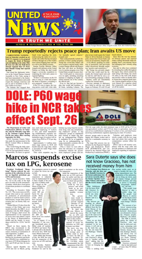 Cover of United News - English Edition