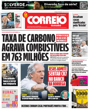 Cover of Correio da Manha Weekend