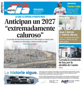Cover of El Nuevo Dia