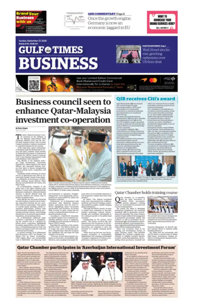 Cover of Gulf Times Business
