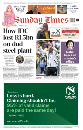 Cover of Sunday Times