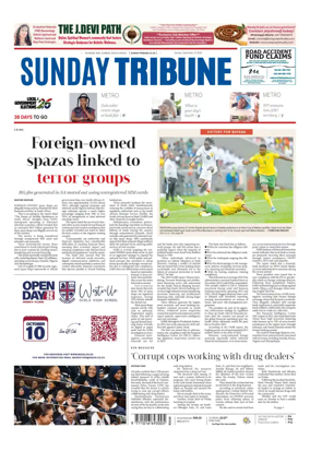 Cover of Sunday Tribune