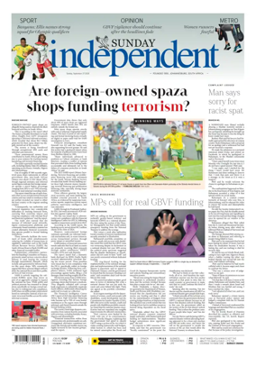 Cover of The Sunday Independent