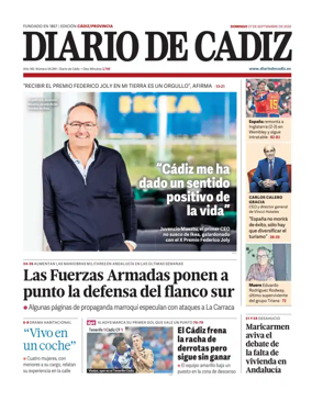 Cover of Diario de Cadiz