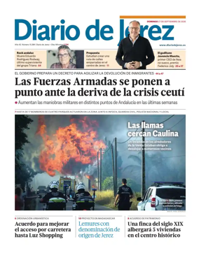 Cover of Diario de Jerez