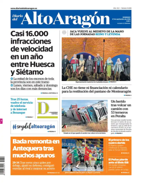 Cover of Diario del Alto Aragon