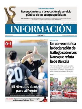 Cover of Diario Informacion
