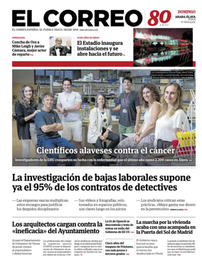 Cover of EL Correo (Alava)