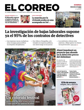 Cover of El Correo (Miranda de Ebro)