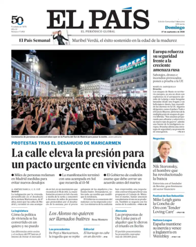 Cover of EL PAIS Valencia