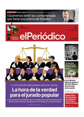 Cover of El Periodico - Castellano