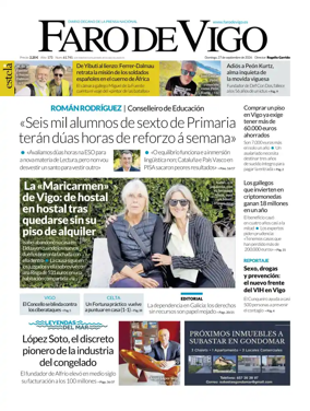 Cover of Faro de Vigo