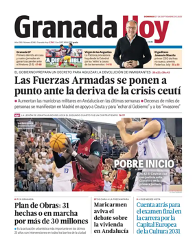 Cover of Granada Hoy