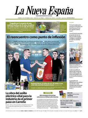 Cover of La Nueva Espana (Occidente)