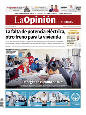 Cover of La Opinion de Murcia