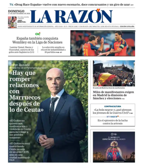 Cover of La Razon (Cataluna)