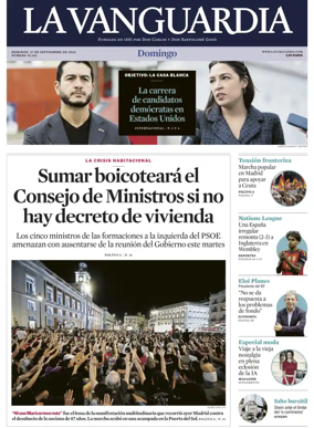 Cover of La Vanguardia (1st Edition)