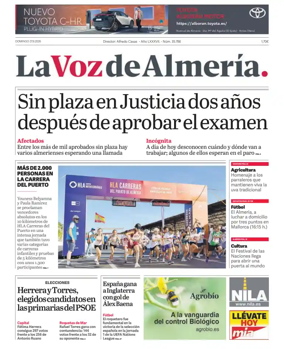 Cover of La Voz de Almeria