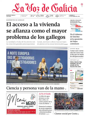 Cover of La Voz de Galicia (Carballo)
