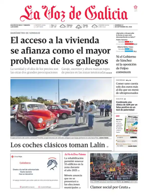 Cover of La Voz de Galicia (Deza)