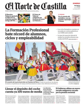 Cover of Norte de Castilla (Palencia)