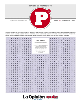 Cover of Pasatiempos