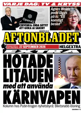 Cover of Aftonbladet