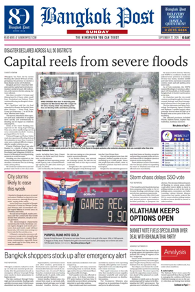 Cover of Bangkok Post