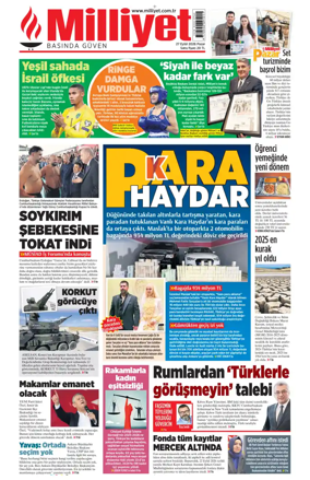 Cover of Milliyet