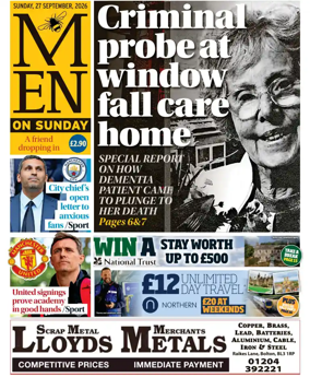 Cover of Manchester Evening News