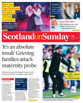 Cover of Scotland on Sunday