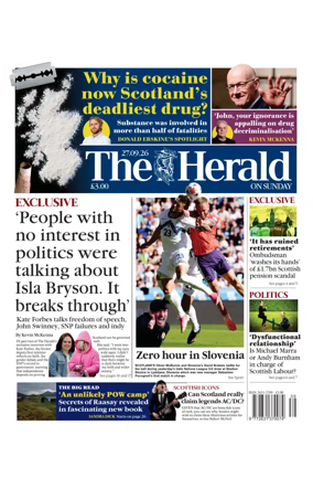Cover of The Herald (Scotland)