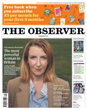 Cover of The Observer