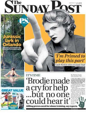 Cover of The Sunday Post (Inverness)