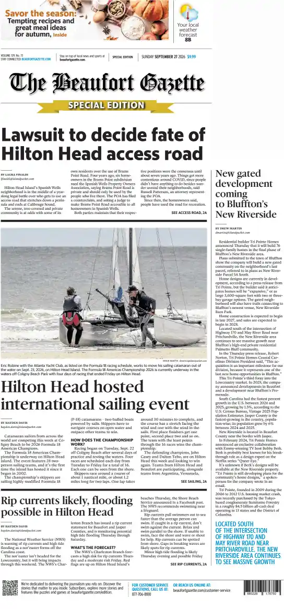 Cover of Beaufort Gazette (Sunday)