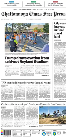 Cover of Chattanooga Times Free Press