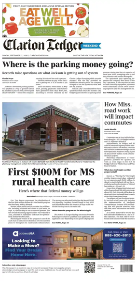 Cover of Clarion Ledger