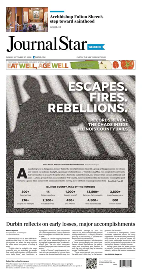 Cover of Journal Star (Peoria)