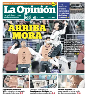 Cover of La Opinion