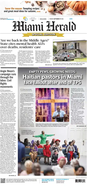 Cover of Miami Herald (Sunday)